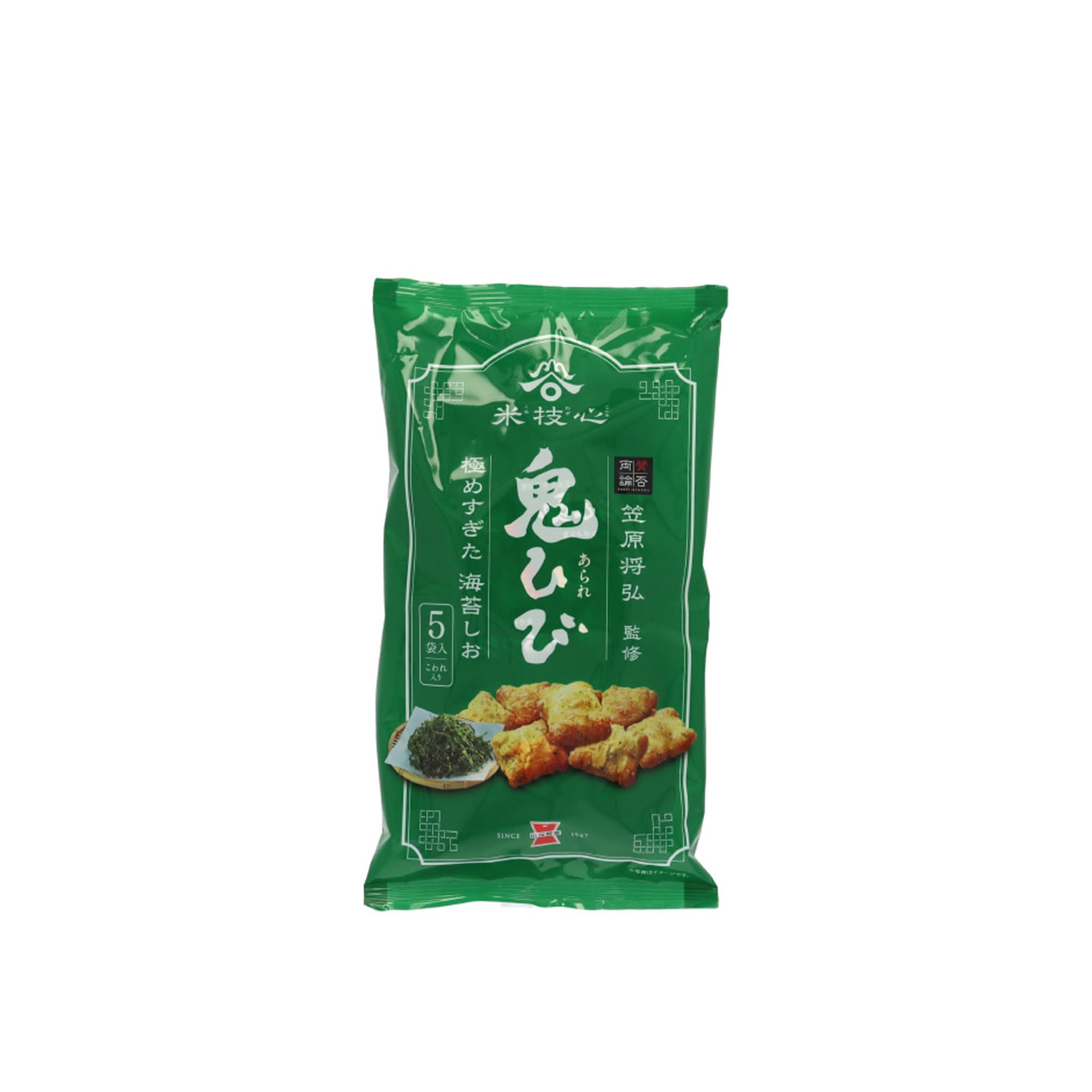 Amazon.co.jp: 岩塚製菓 鬼ひび 海苔しお 80g : 食品・飲料・お酒